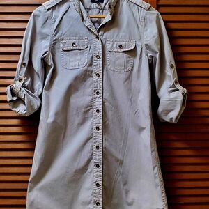 GAP Relaxed Khaki Safari Dress